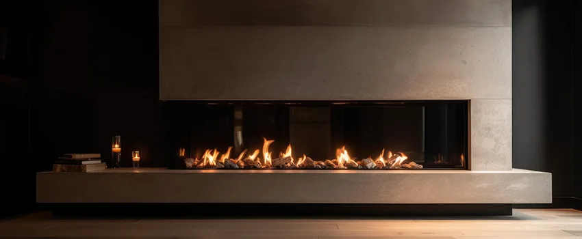 Gas Fireplace Ember Bed Design Services in Gurnee, Illinois