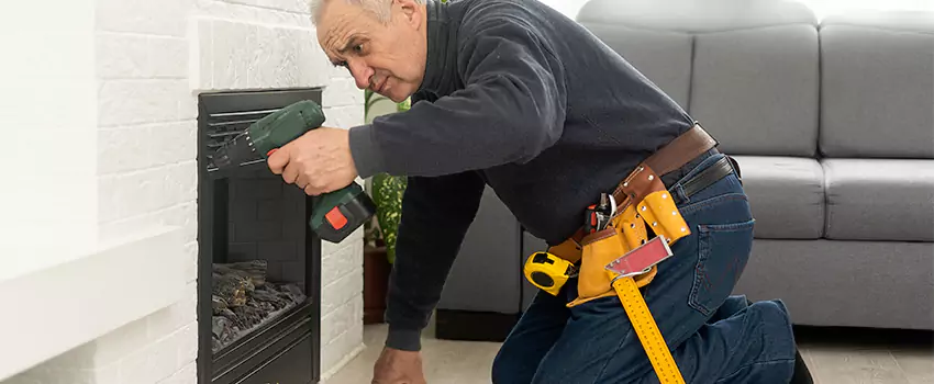 New Indoor Fireplace Installation in Gurnee, Illinois