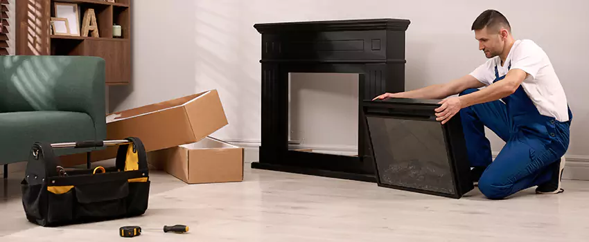 Old Rusted Metal Fireplace Repair And Replacement in Gurnee, IL